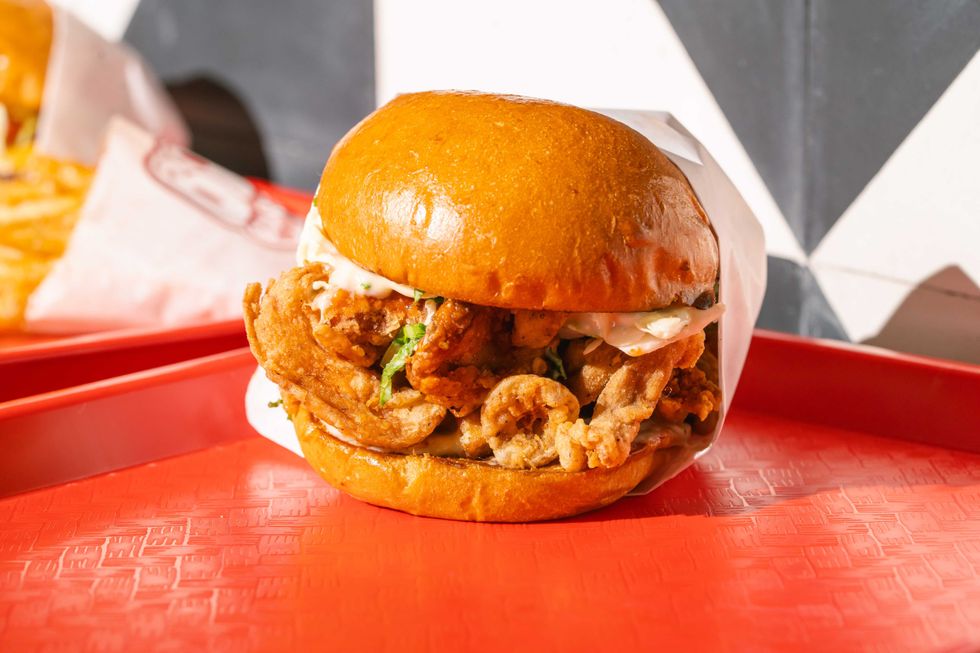 Boo's Burgers shroom sammie