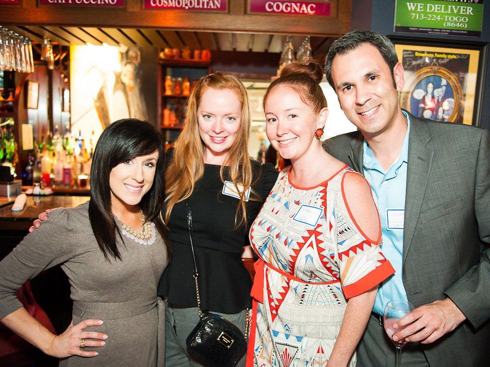 Books & Bellinis Inprint's Young Professionals Mixer April 2013 Jennifer Graff, Wendy Rentschler, Ashley Claypoole, Michael McIntyre
