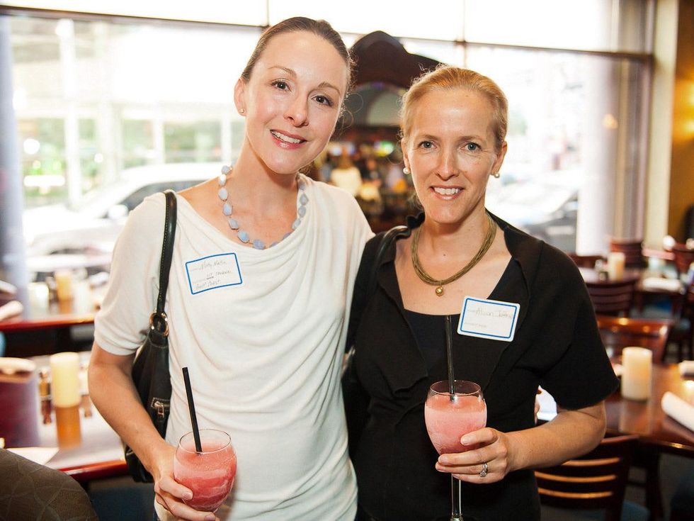 Books & Bellinis Inprint's Young Professionals Mixer April 2013 Misty Matin and Alison Jeffries