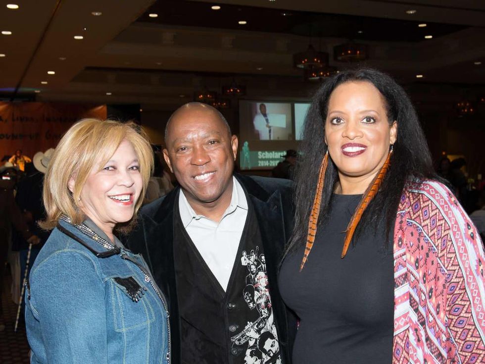 Boots and Bling State Representative Helen Giddings, Houston Mayor Sylvester Turner and Houston Links President, Carolyn Codwell