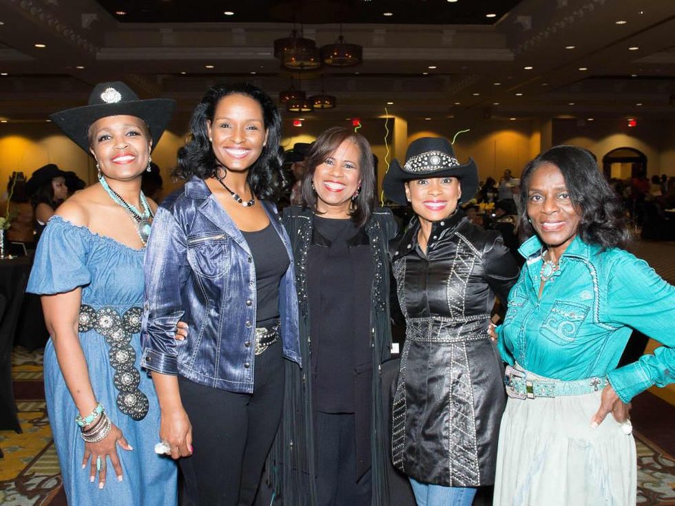 Boots and Bling Vonda Mays, Winnel Herron, Melanie Lawson, Felicia Rolfe and Clarease Yates