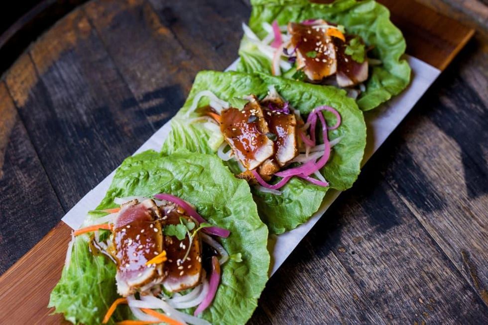 Bosscat Kitchen Gulf tuna wraps