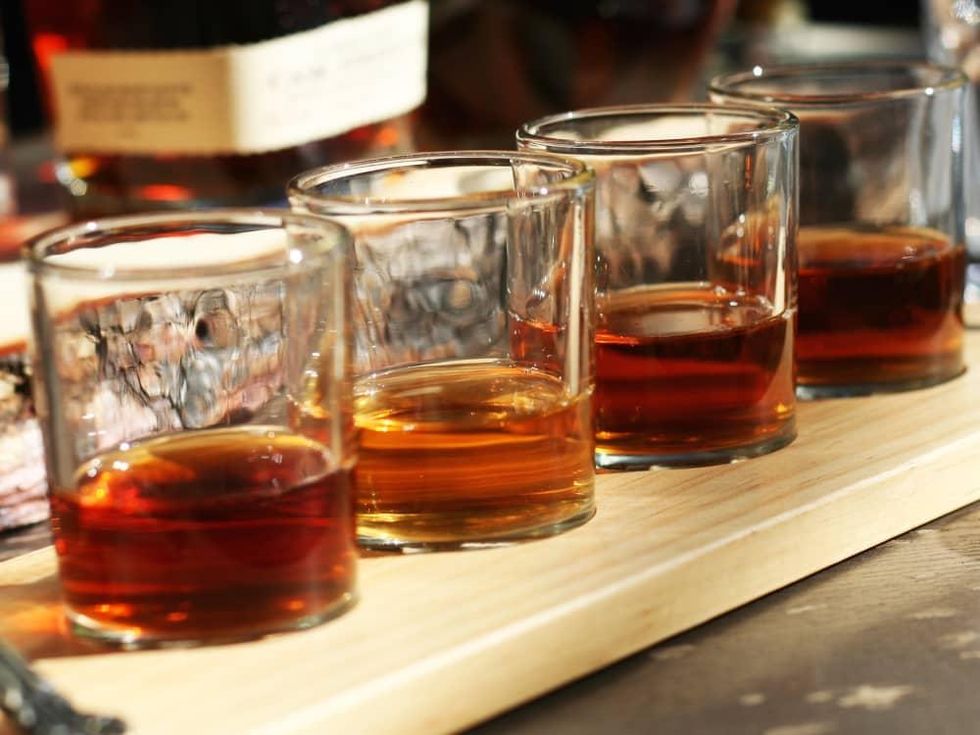 Bosscat Kitchen whiskey flights