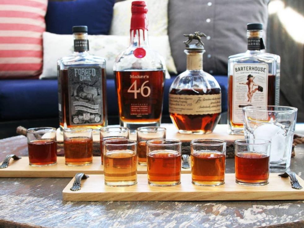 Bosscat Kitchen whiskey flights