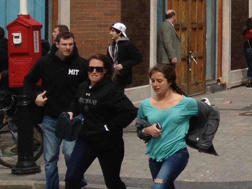 Boston Marathon bombing suspect No. 2 in crowd