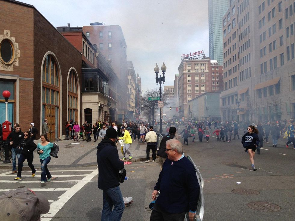 Boston Marathon bombing suspect No. 2 in crowd
