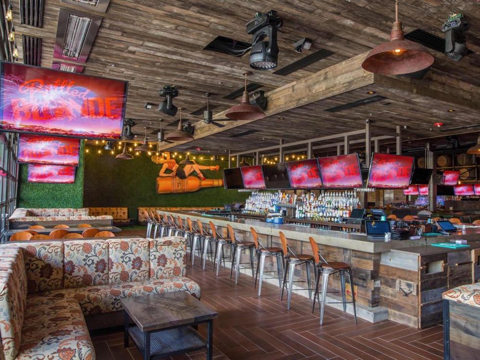 Bottled Blonde interior