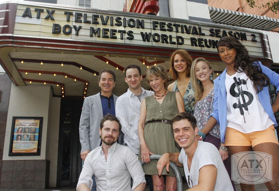 Boy Meets World cast reunion in front of State Theatre