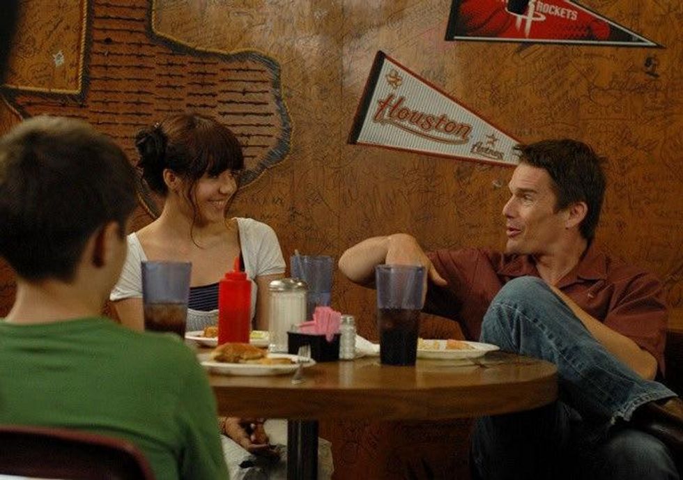 Boyhood Ethan Hawke, Eller Coltrane, Lorelei Linklater