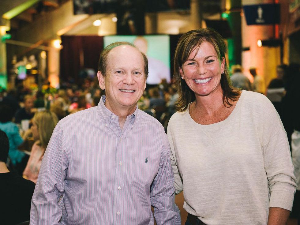 Boys & Girls Harbor Fantasy Football party September 2013 Gladney Darroh and Kerry McDonough