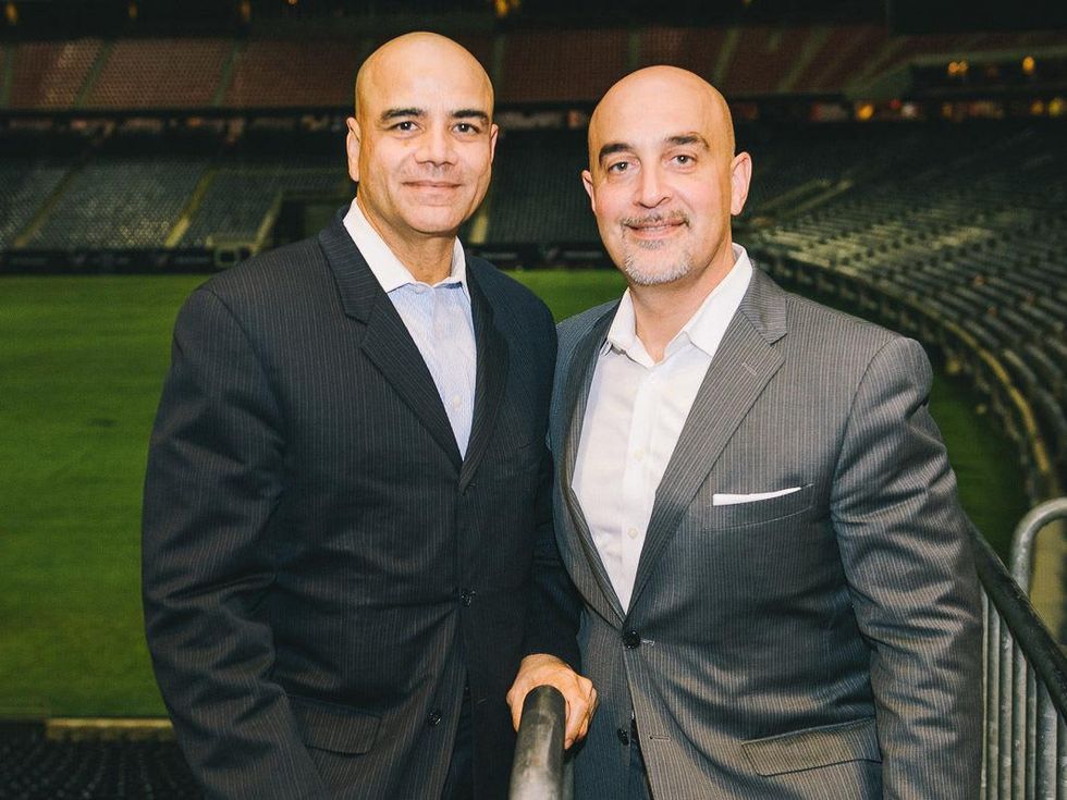 Boys & Girls Harbor Fantasy Football party September 2013 Zaidi Syed and Arthur Mooradian