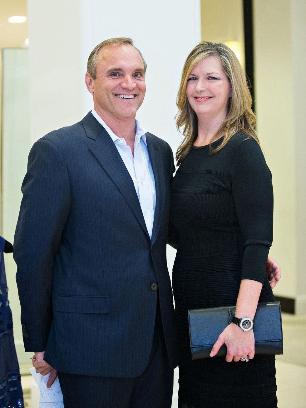 Brad and Diana Wander at the Houston Symphony Retrospective Exhibit event March 2014