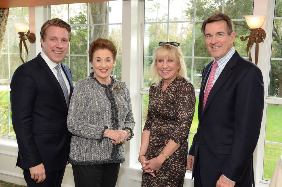 Brad Nelson, from left, Martha Turner, Kathy Korte and Tom Anderson at the Martha Turner Sotheby's Reception February 2014