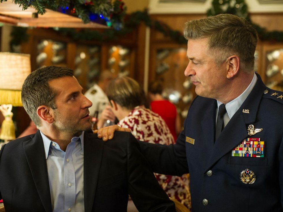 Bradley Cooper and Alec Baldwin in Aloha