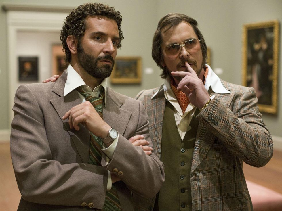 Bradley Cooper and Christian Bale in American Hustle