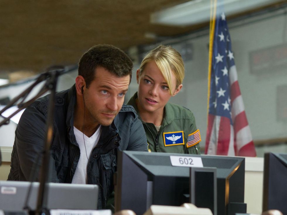 Bradley Cooper and Emma Stone in Aloha