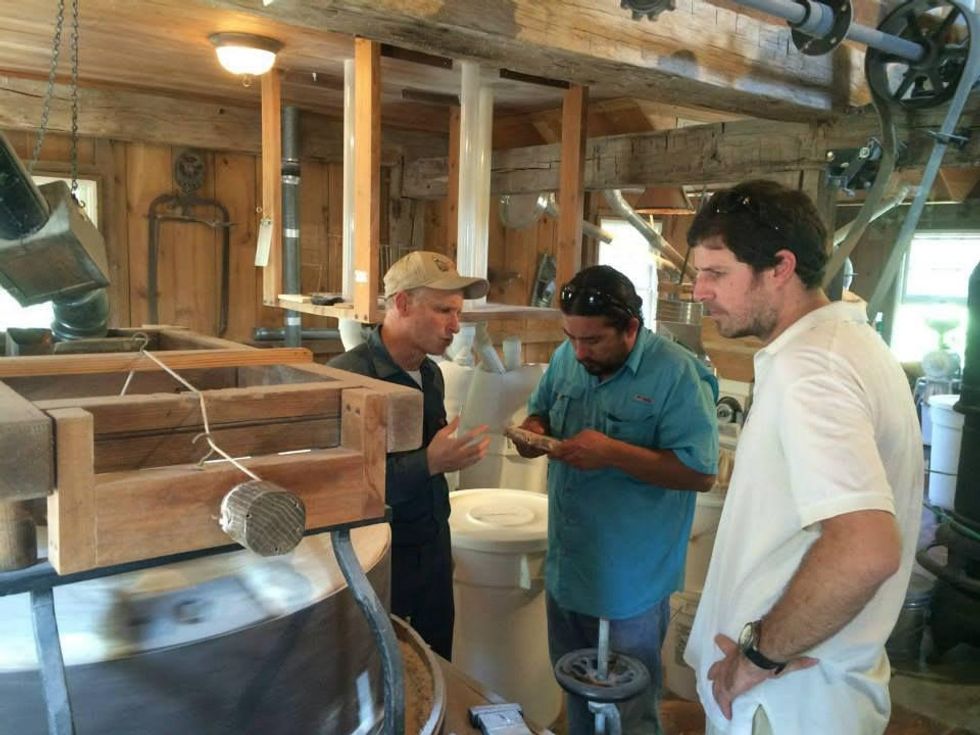 Bramble farm visit Randy Rucker