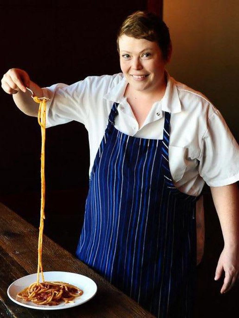 Brandi Key, COPPA Ristorante Italiano, chef, spaghetti