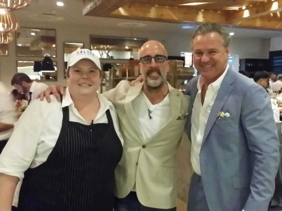 Brandi Key, Grant Cooper, Charles Clark at SaltAir