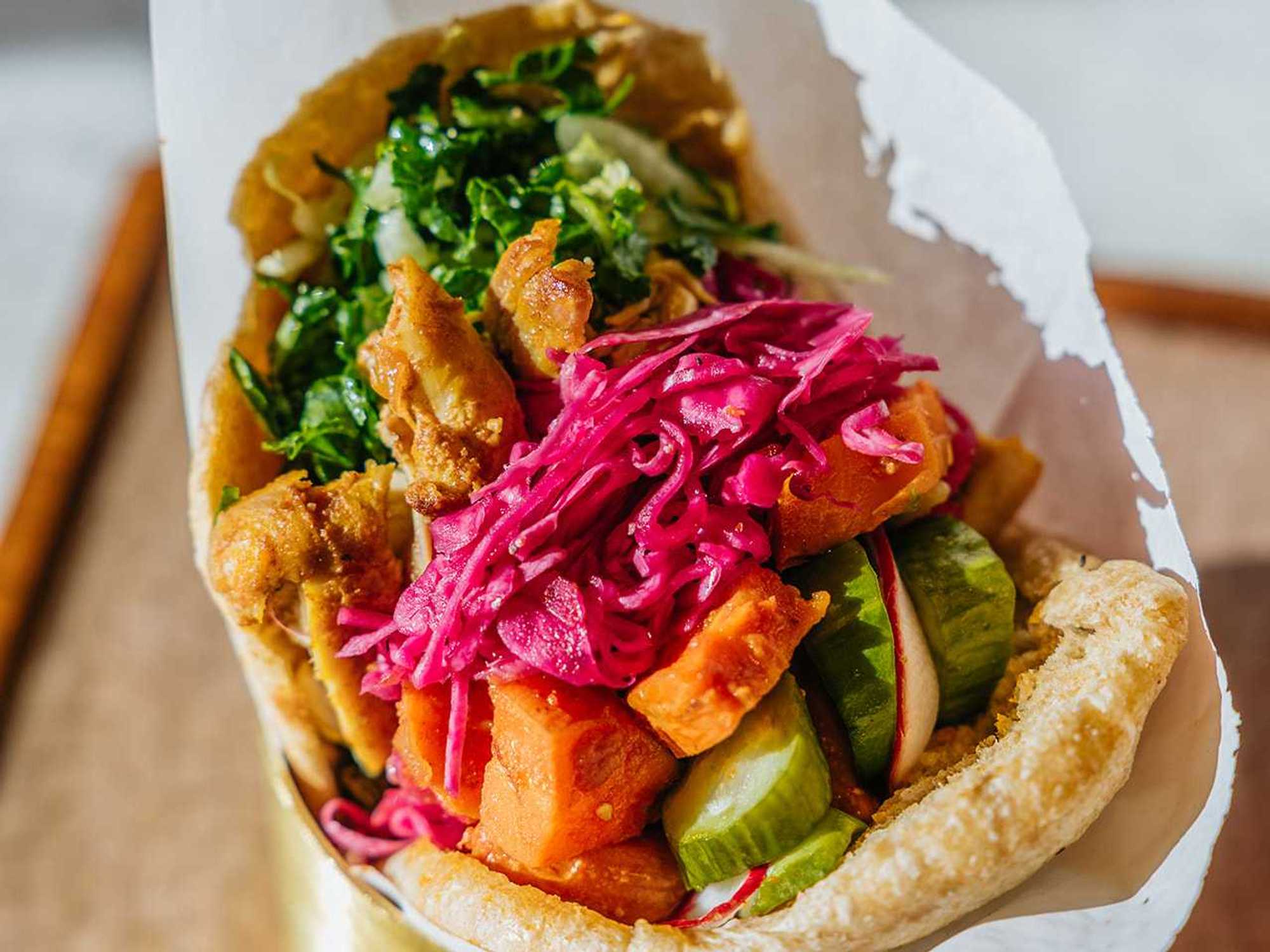 Brassica pita sandwich