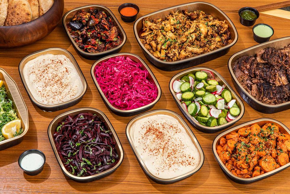 Brassica restaurant catering spread