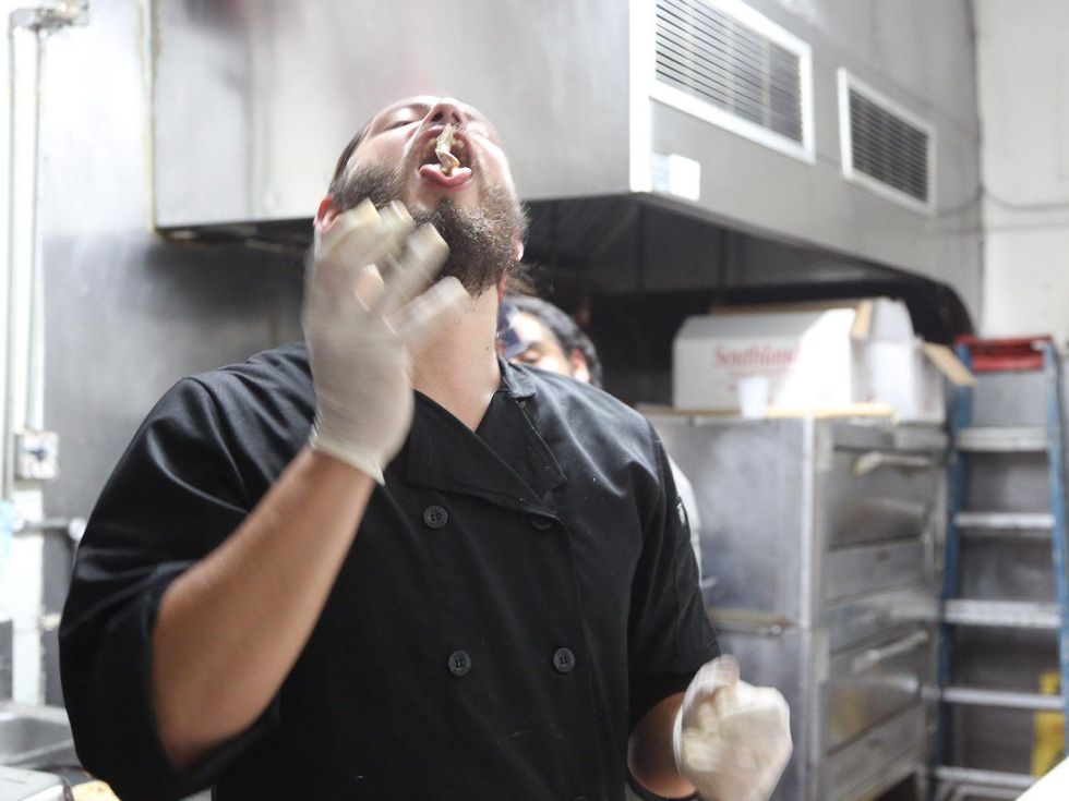 Brave Kitchen Project's first pop-up dinner June 2013 man