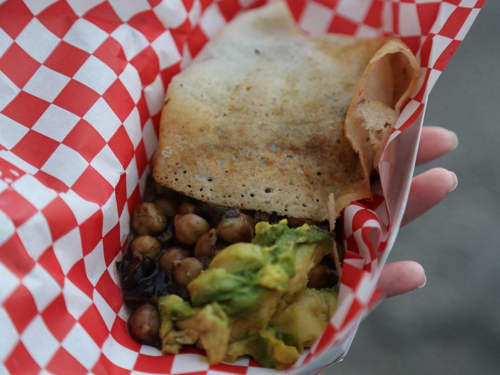 Brave Kitchen Project's first pop-up dinner June 2013 taco