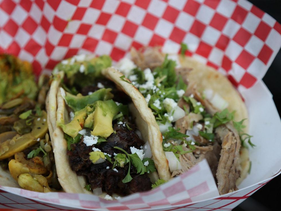 Brave Kitchen Project's first pop-up dinner June 2013 tacos