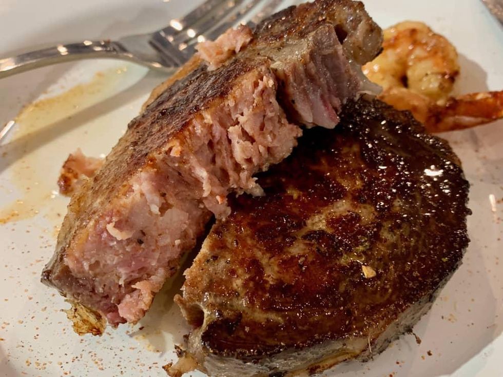 Bravery Chef Hall Cherry Block gulf and ranch steak