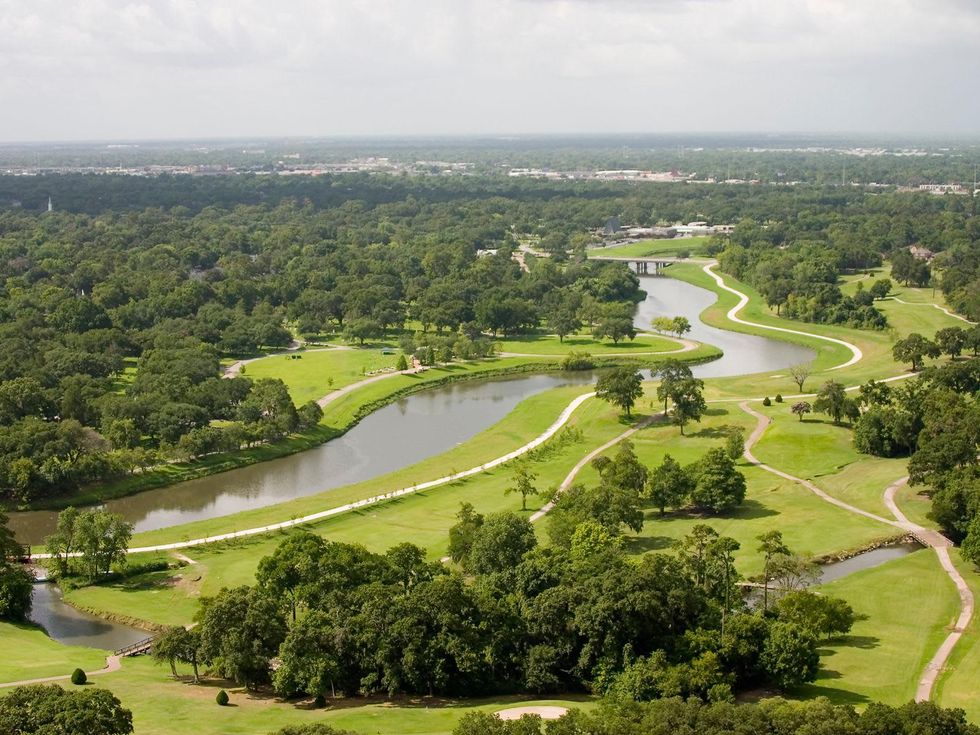 Brays Bayou rendering part of Bayou Greenways 2020 project October 2013