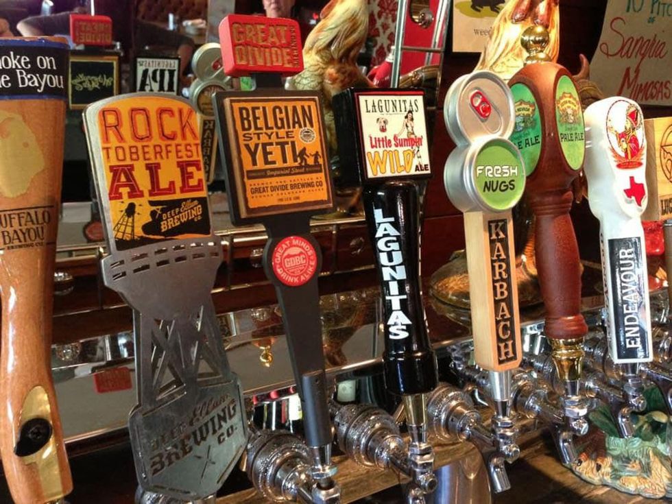 BRC American Gastropub, bar, beer spouts