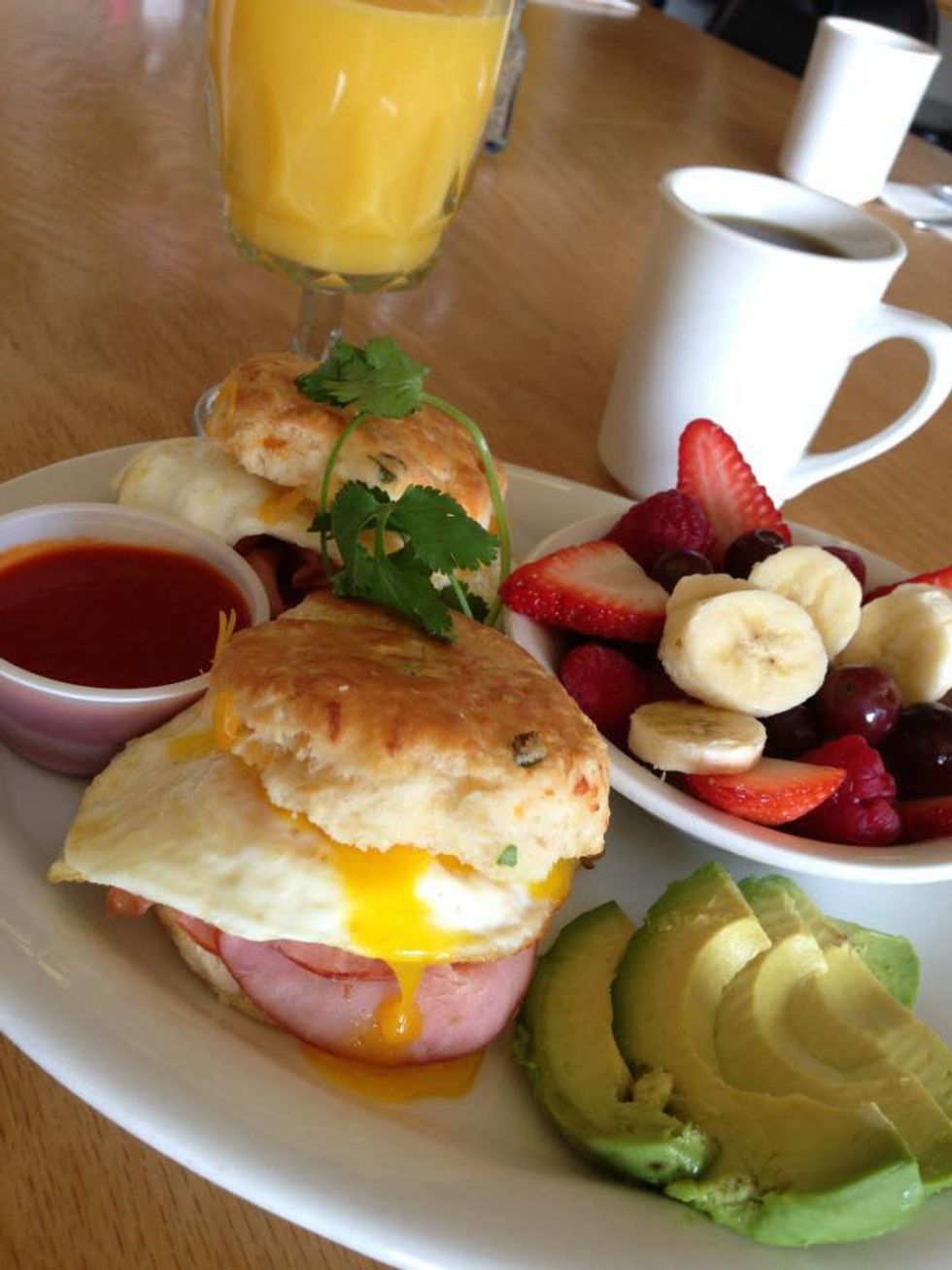 Breakfast at Tecolote Cafe in Santa Fe