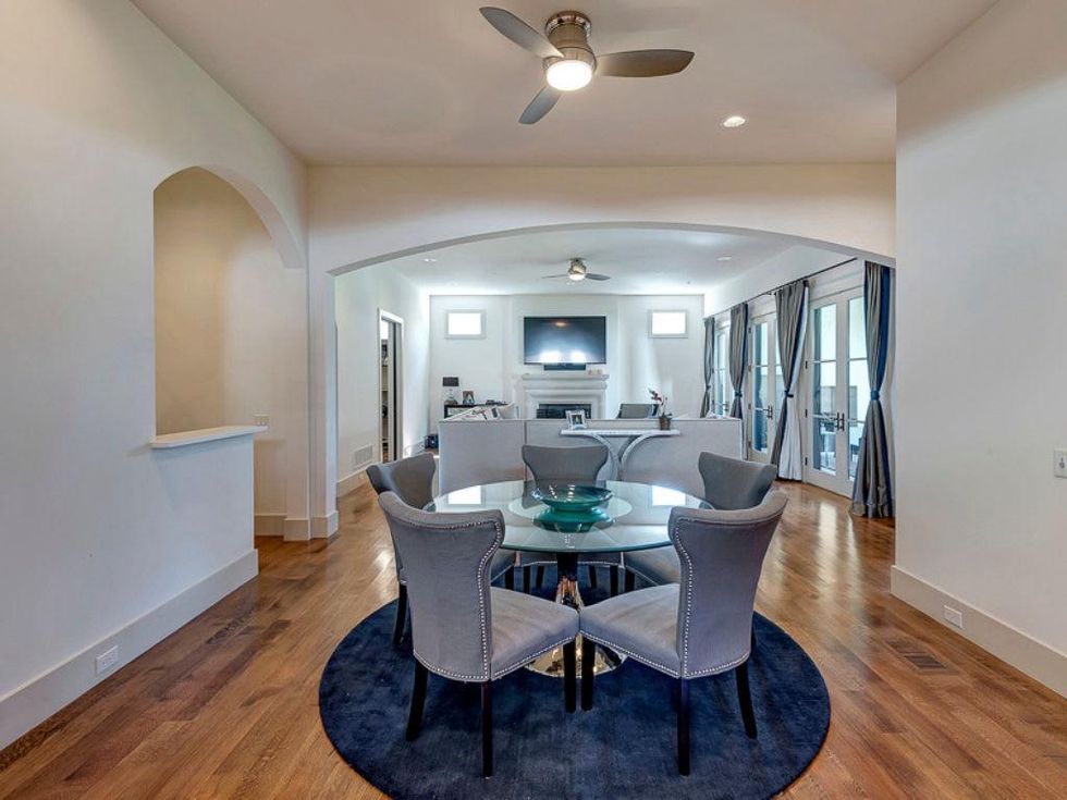 Breakfast nook at 3417 Villanova in Dallas