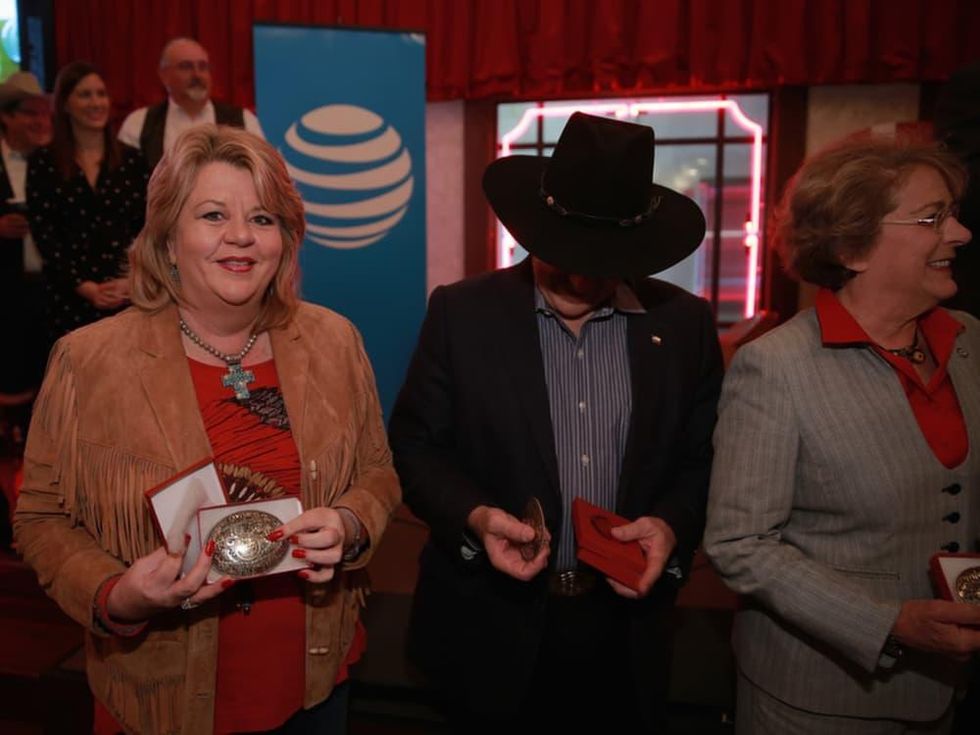 Brenda Stardig at Mayor's Rodeo Houston kickoff breakfast
