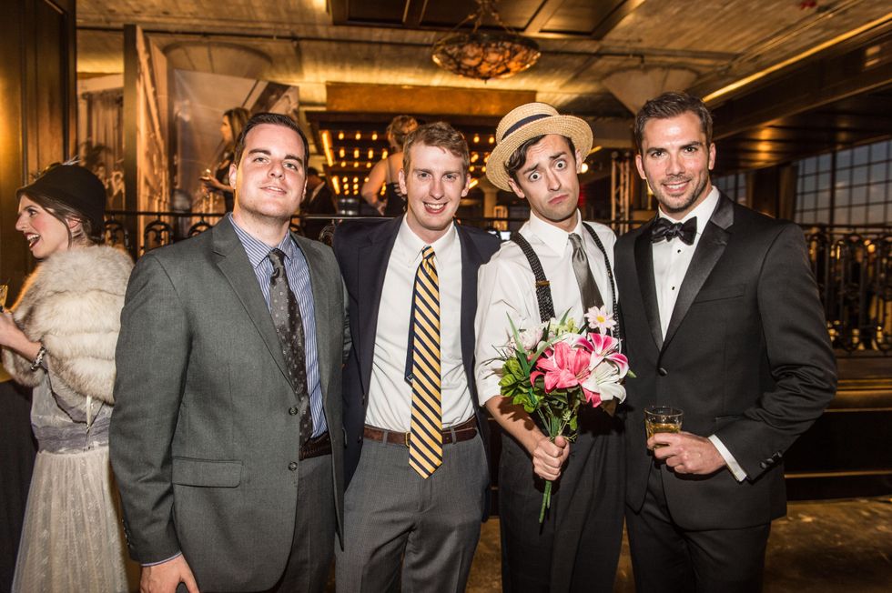 Brendan Bourque-Sheil, Kevin Sheil, \u201cBuster Keaton\u201d, David Matranga at Stages Gala