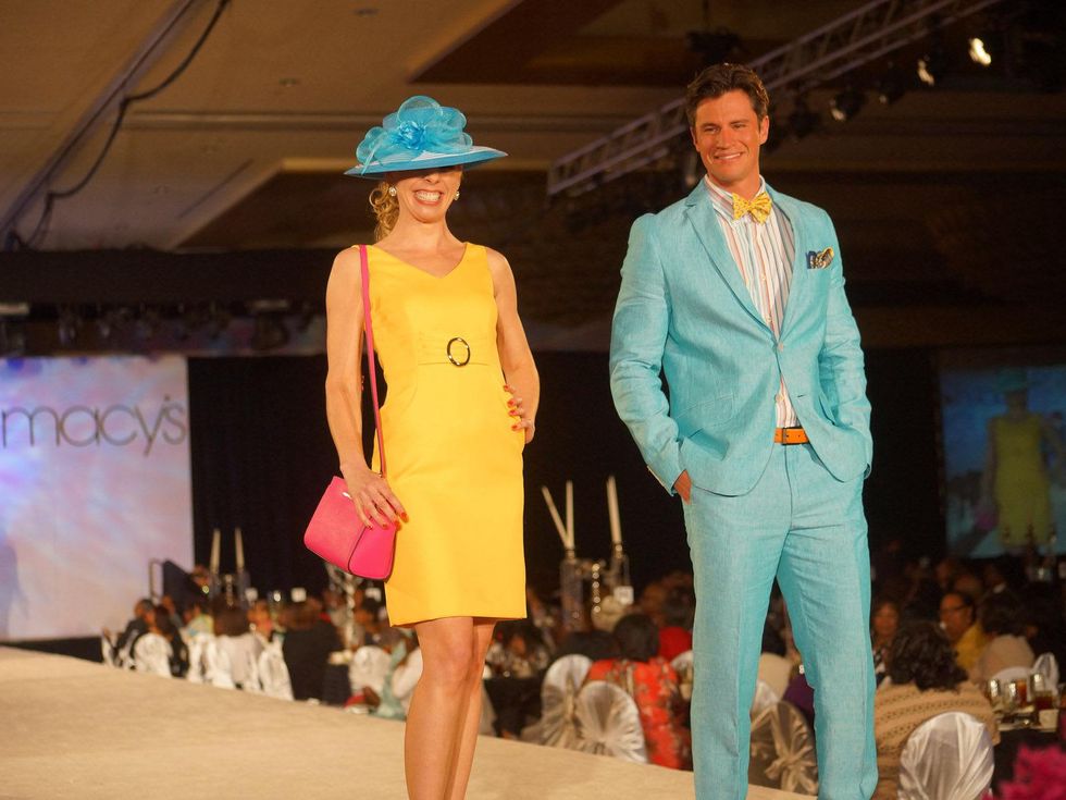 Brentwood scholarship luncheon and fashion show May 2013 models runway