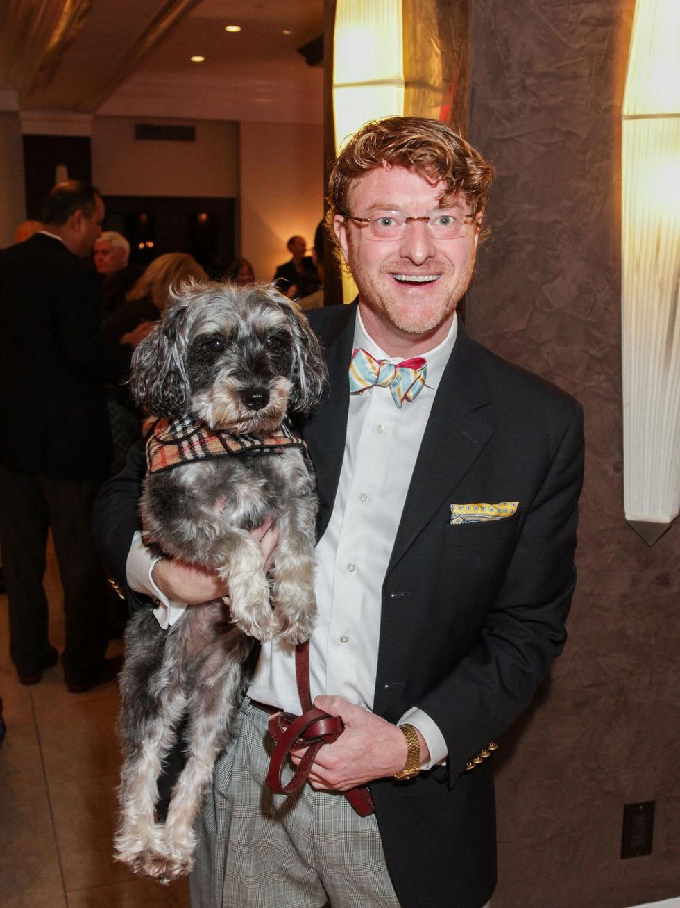 Bret Baccus with Rocco at the Best Friends Brunch February 2014