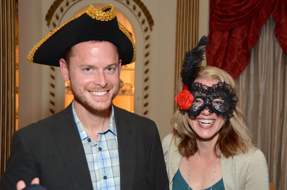 Brian and Chrissy Blank at the Rienzi Punch Party October 2014