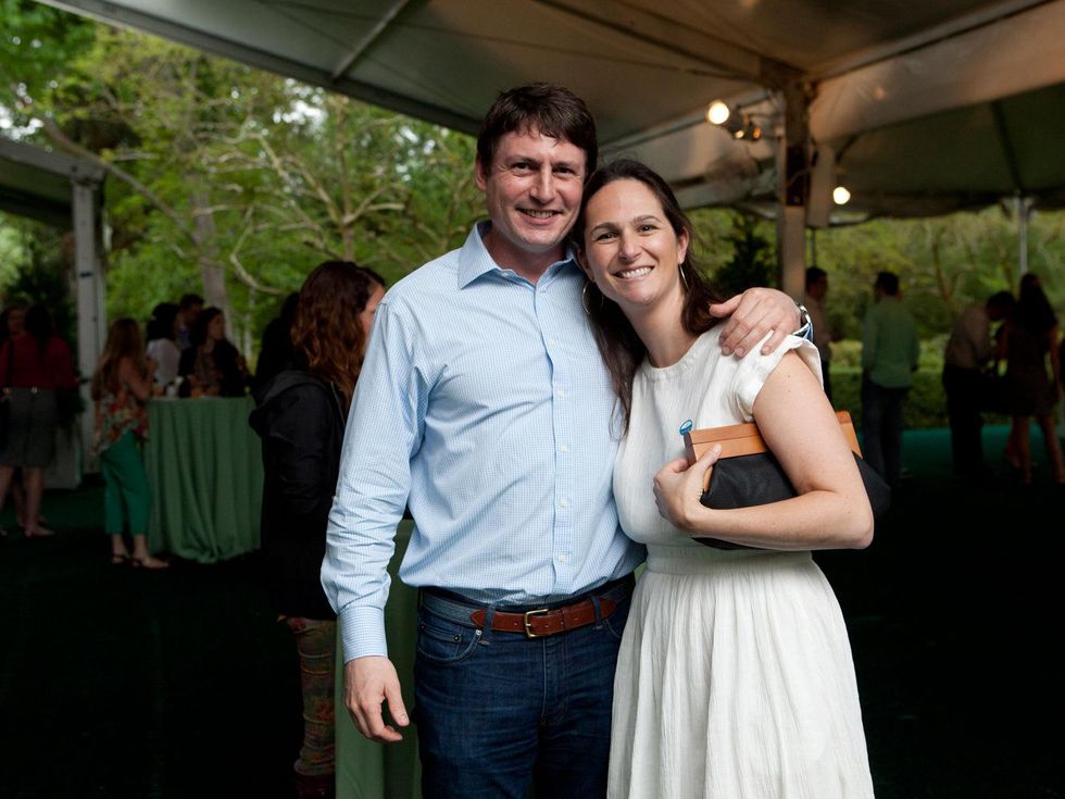 Brian and Perry Shure at Bayou Bend's Bubbly on the Bend April 2014