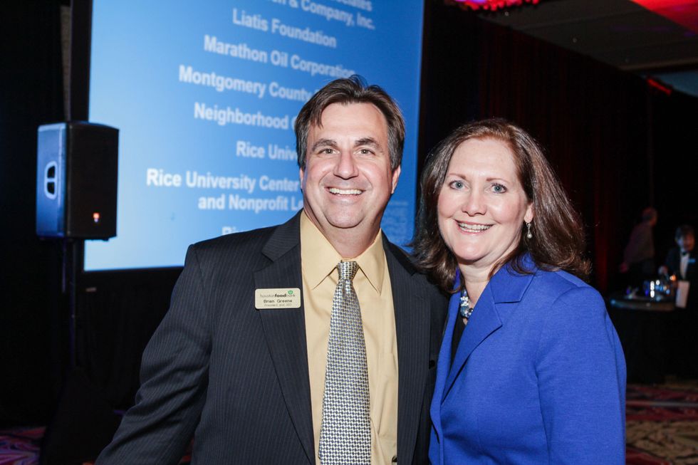 Brian Greene and Diane Englet at the National Philanthropy Day Awards November 2014
