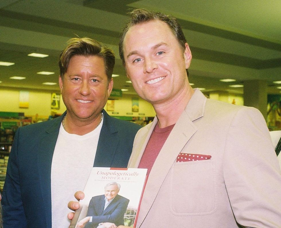 Brian Teichman, left, and Andy Cordes at the Bill King Book Signing November 2014