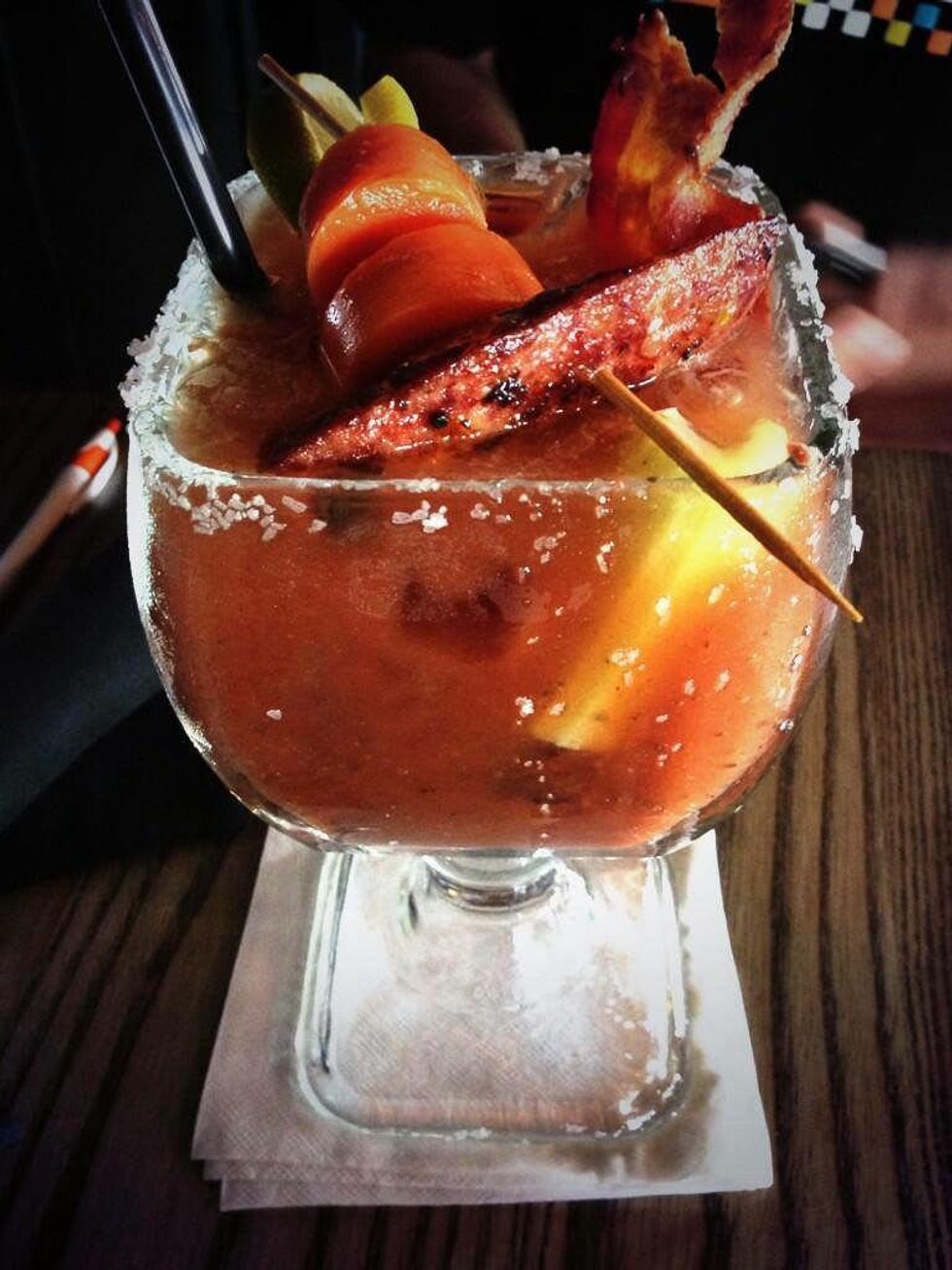 Brick & Spoon Restaurant Bloody Mary cocktail drink