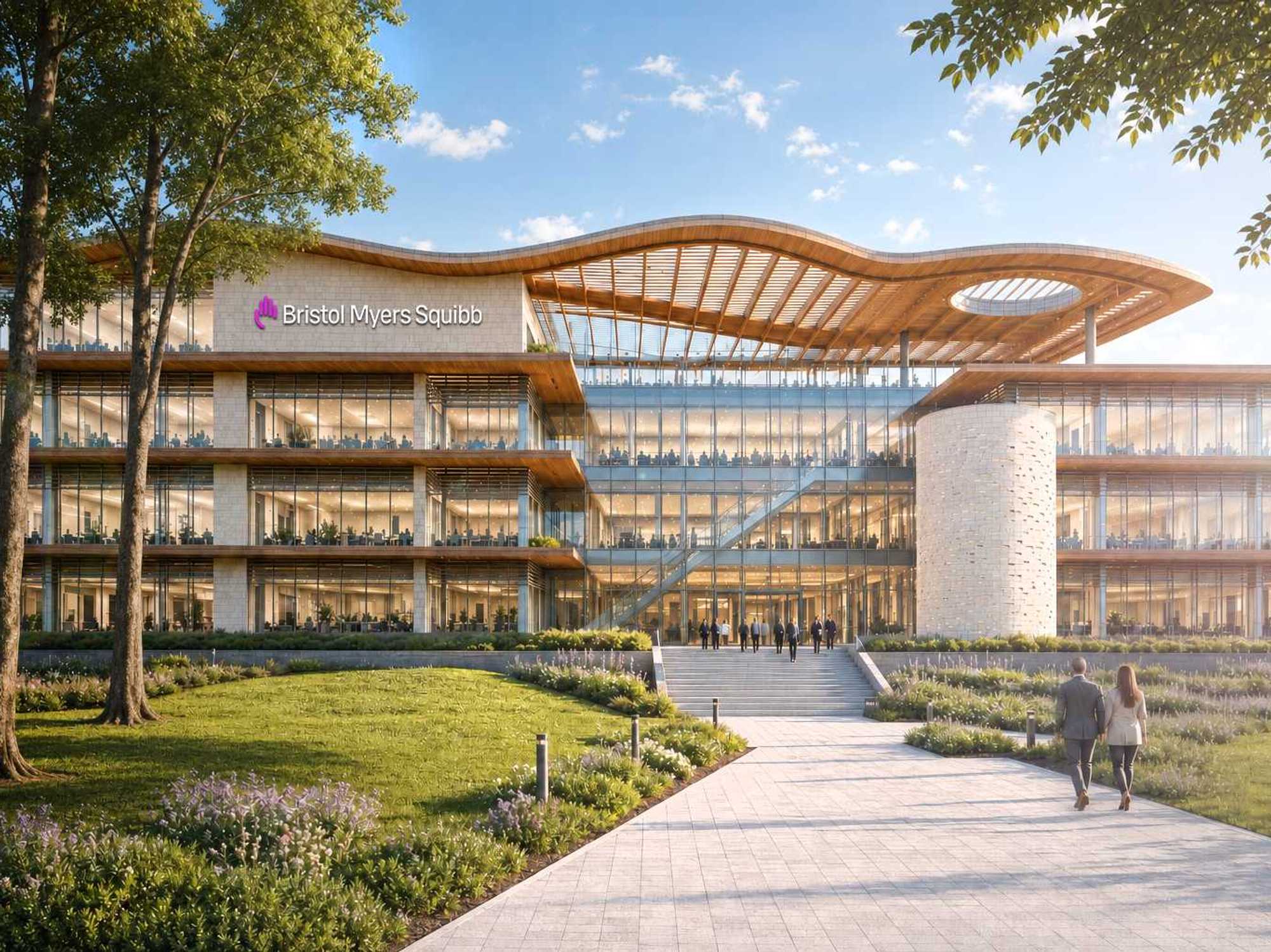Bristol Myers Squibb Houston factory rendering