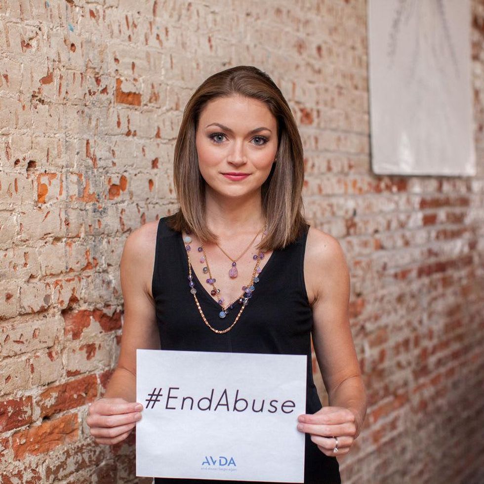 Britta Merwin End Abuse AVDA campaign