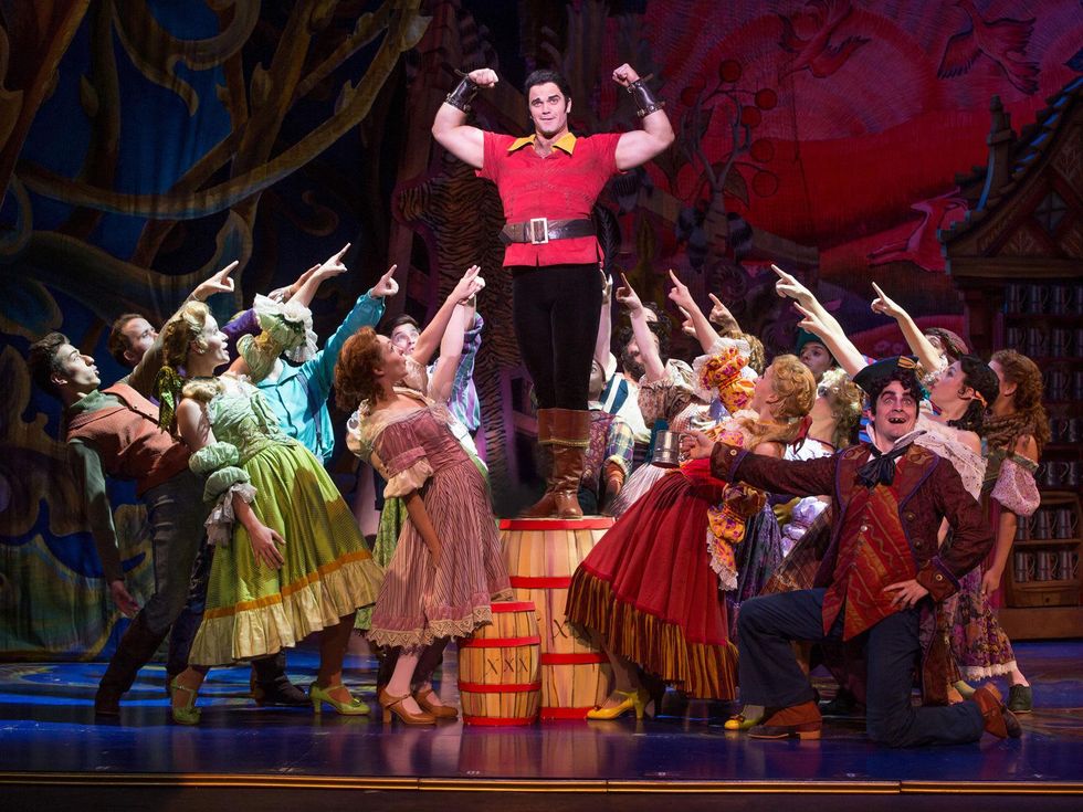 Broadway at the Hobby Center January 2015 cameron_bond_as_gaston_and_the_cast_of_disneys_beauty_and_the_beast