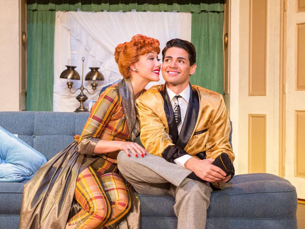 Broadway at the Hobby Center January 2015 I Love Lucy Thea Brooks (Lucy Ricardo) Euriamis Losada (Ricky Ricardo)