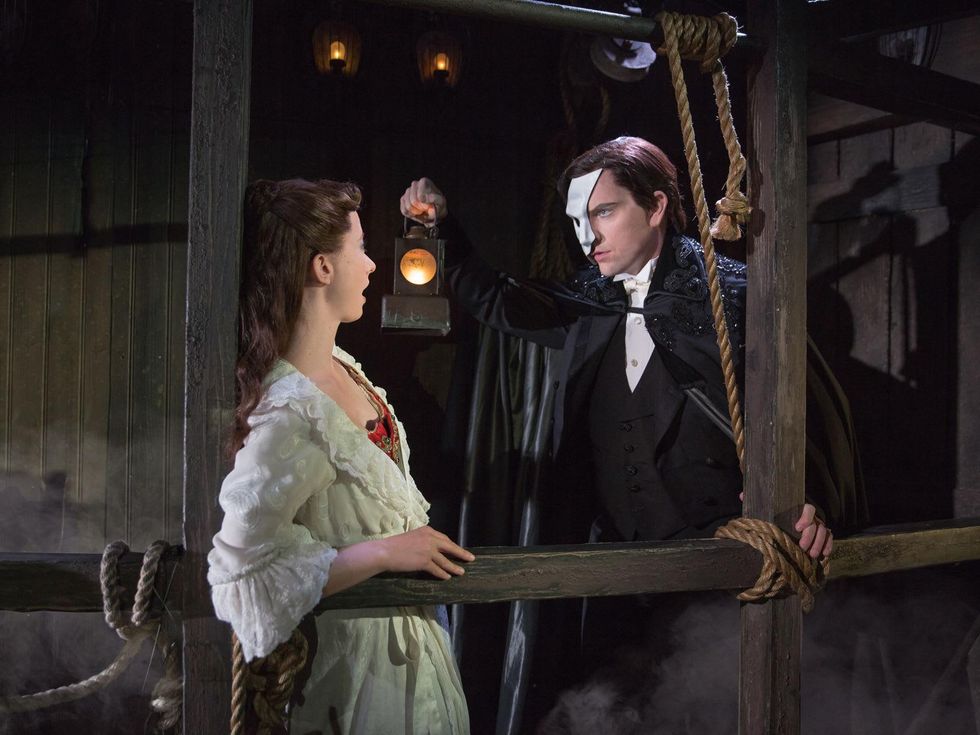 Broadway at the Hobby Center January 2015 Phantom Katie Travis and Chris Mann