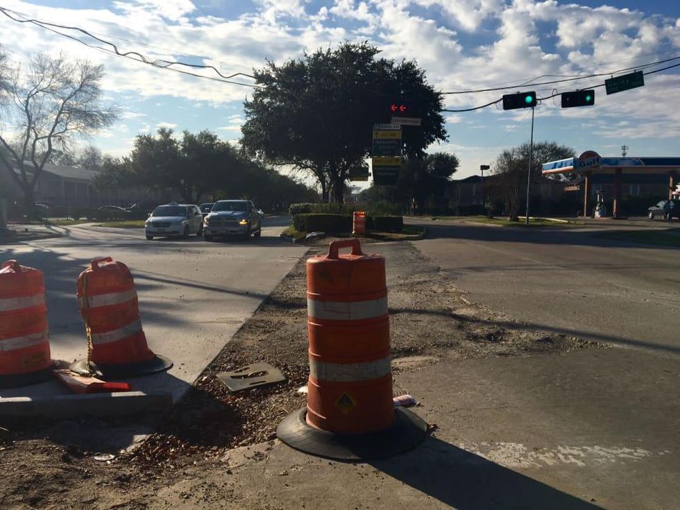 Broadway Boulevard before beautification