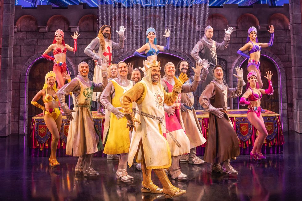 Broadway cast of Spamalot