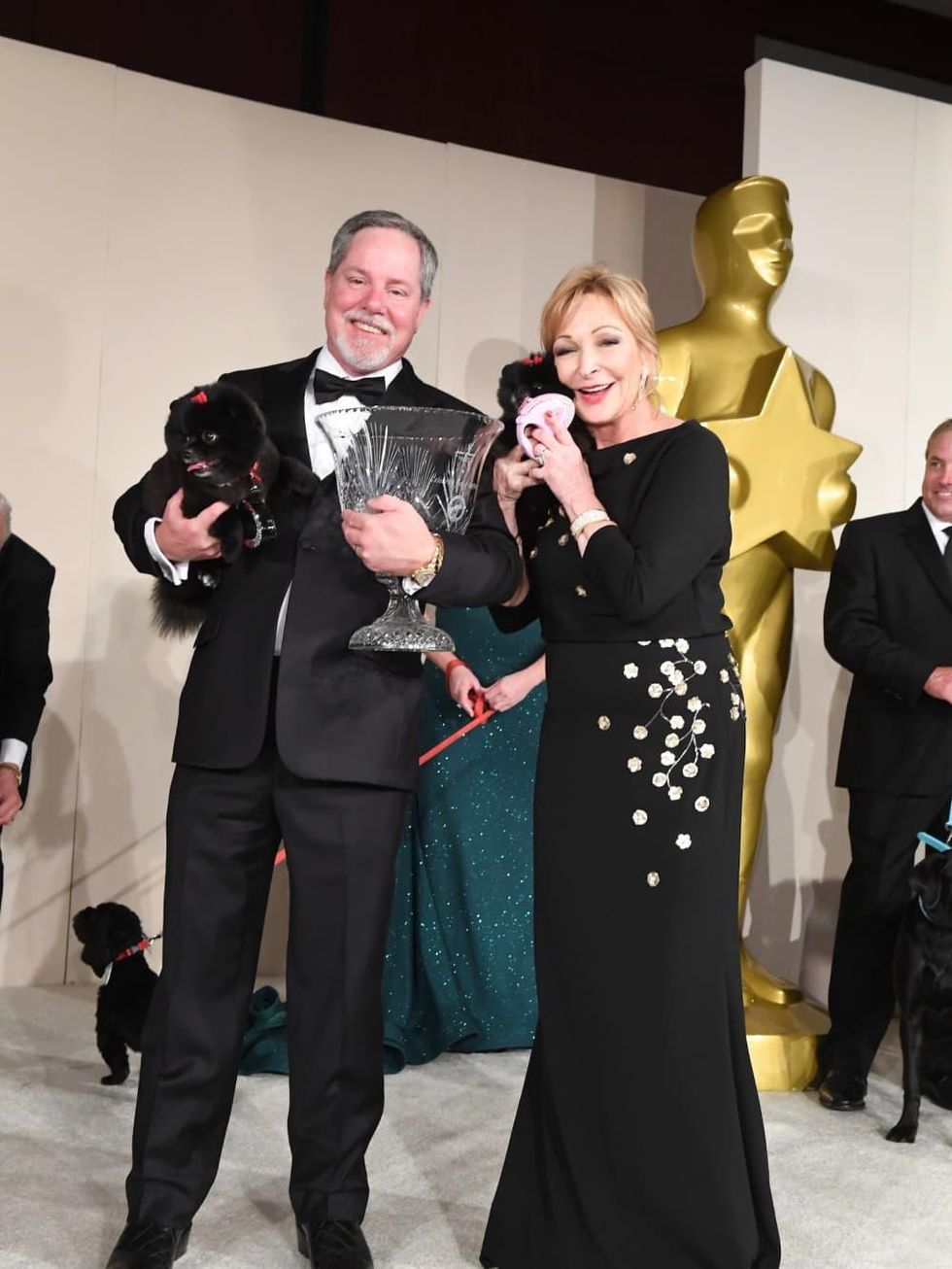 Brook and Julie Brookshire with Lolo and Lila/CAP gala